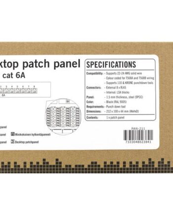 Deltaco Pan-211 Patch-panel
