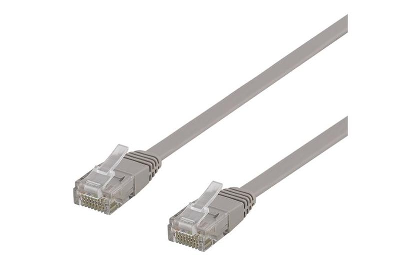 Deltaco Patchkabel 50 Cm Grå