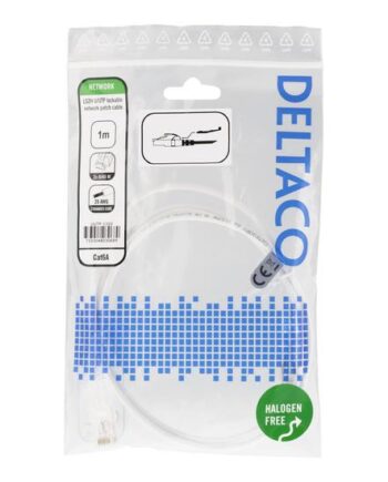 Deltaco Patchkabel     Hvid