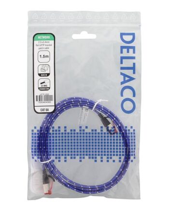 Deltaco Patchkabel       Hvid  Blå