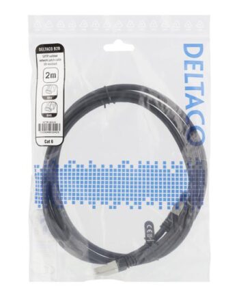 Deltaco Patchkabel     Sort
