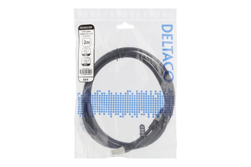 Deltaco Patchkabel Sort