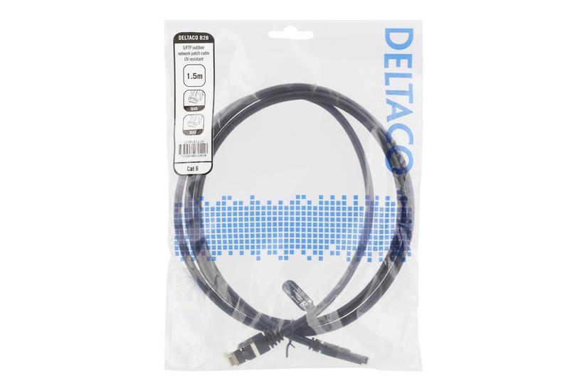 Deltaco Patchkabel Sort