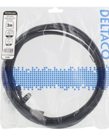 Deltaco Patchkabel     Sort