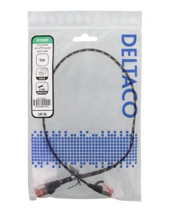 Deltaco Patchkabel     Sort