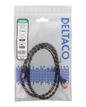 Deltaco Patchkabel       Sort