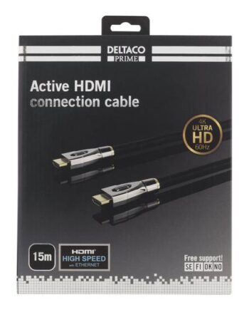 Deltaco Prime Hdmi-4150 Hdmi-kabel Med Ethernet 15