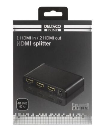 Deltaco Prime Hdmi-245 Video- Audiosplitter   Porte