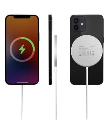 Deltaco Qi-1034 Trådløs Opladningspude 15 Watt