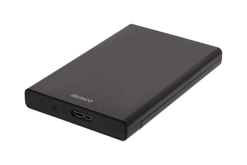 Deltaco Quot Harddisk Kabinet Usb Sort