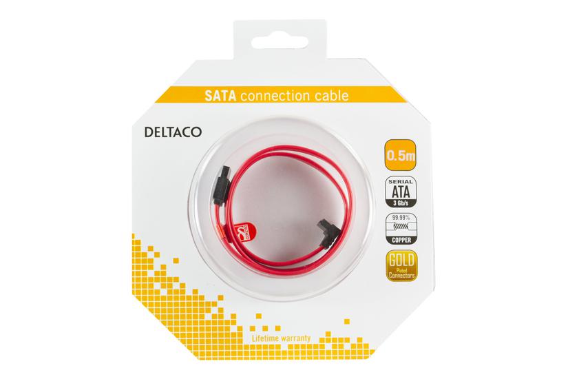 Deltaco Sata-05a- Ata Sas-kabel 50 Cm