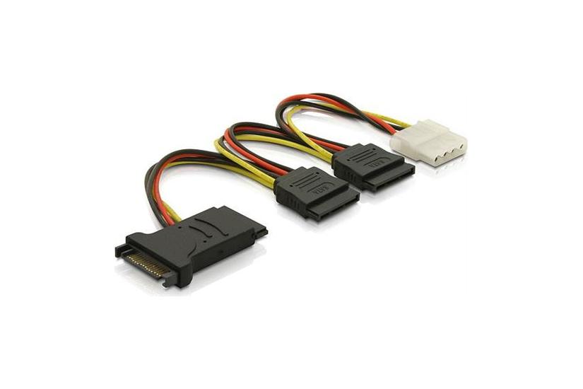 Deltaco Sata Han Hun Til 2x Sata Han -pin 15