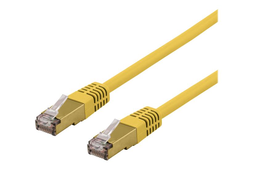 Deltaco Sftp-61glah Patchkabel Gul