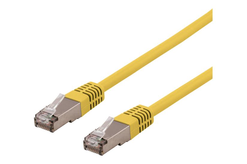Deltaco Sftp-62glh Patchkabel Gul