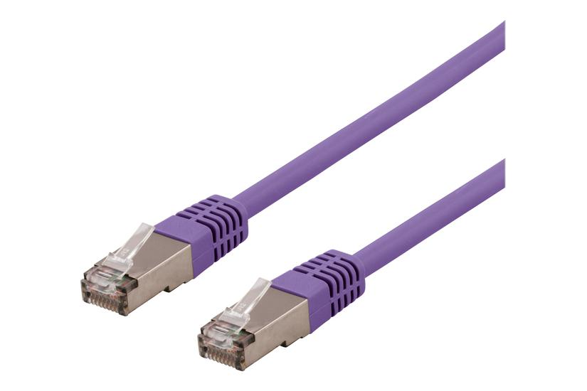 Deltaco Sftp-603ph Patchkabel 30 Cm Lilla