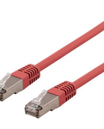 Deltaco Sftp-61rh Patchkabel     Rød