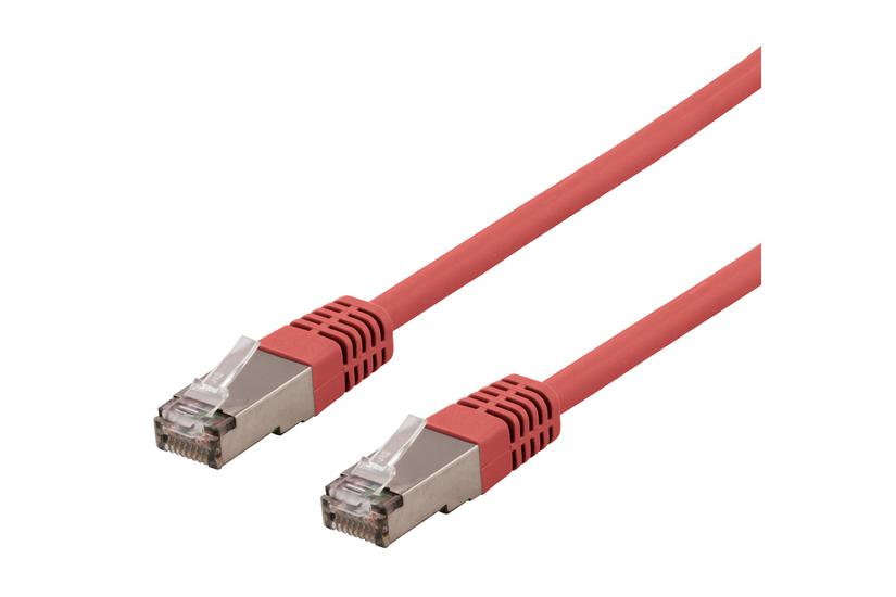 Deltaco Sftp-61rh Patchkabel Rød