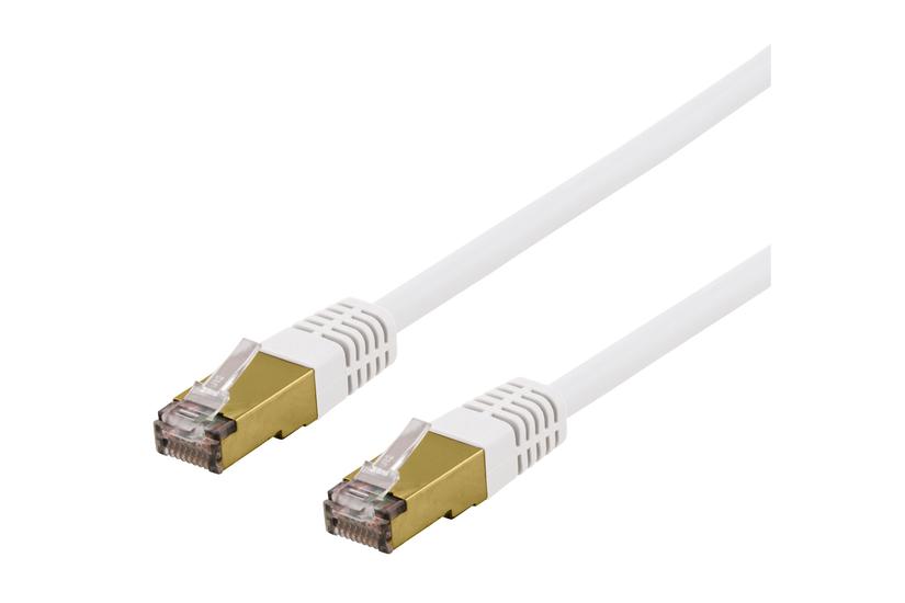 Deltaco Sftp-611vah Patchkabel Hvid