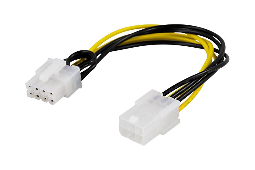 Deltaco Ssi-61 Strømforsyningsadapter Pin Pcie-strøm Til Pin Pcie-strøm 10 Cm