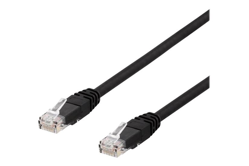 Deltaco Stp-60sau Patchkabel 50 Cm Sort