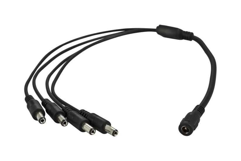 Deltaco Strøm-splitter Dc Jackstik Mm Til Dc Jackstik Mm 40 Cm