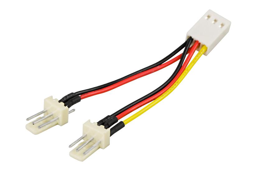 Deltaco Strømforsyningsadapter -pin Til 2x -pin