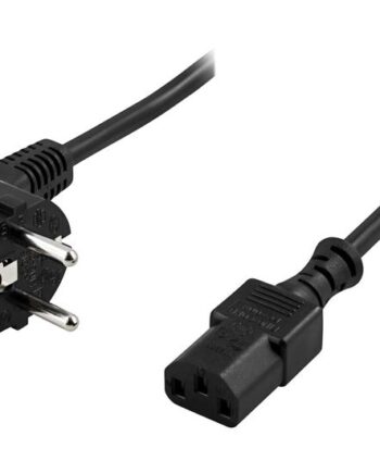 Deltaco Strømkabel Cee     Til Iec 60320 C13l     Sort