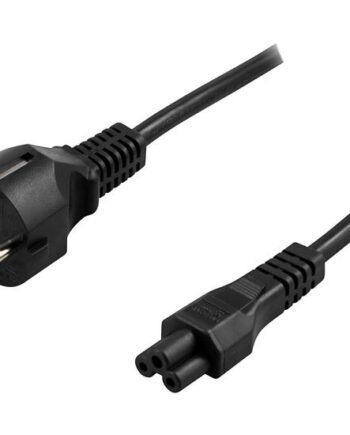 Deltaco Strømkabel Power Cee     Til Iec 60320 C5 20 Cm