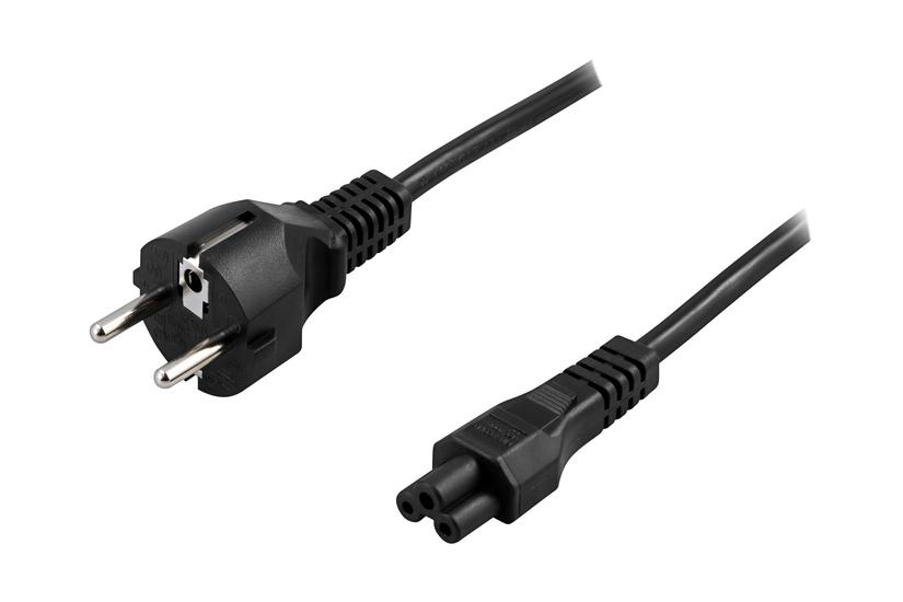 Deltaco Strømkabel Power Cee Til Iec 60320 C5 20 Cm