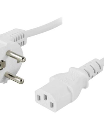 Deltaco Strømkabel Power Cee     Til Power Iec 60320 C13 20 Cm
