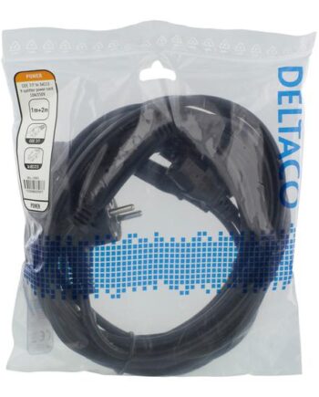 Deltaco Strømkabel Power Cee     Til Power Iec 60320 C13