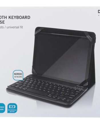 Deltaco Tb-137 Tastatur Og Folio-kasse Sort Indgangsudstyr