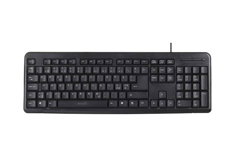 Deltaco Tb-53 Tastatur Sort