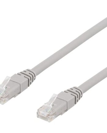 Deltaco Tp-60au Patchkabel 50 Cm Grå