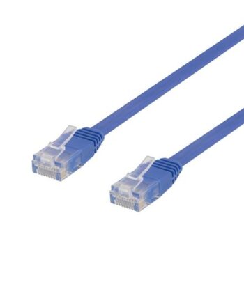 Deltaco Tp-65b-fl Patchkabel     Blå
