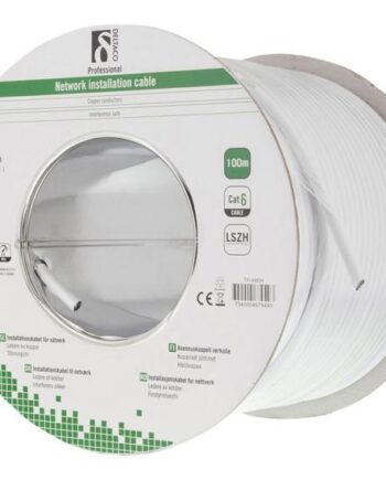 Deltaco Tp-48eh Bulkkabel 100   Hvid