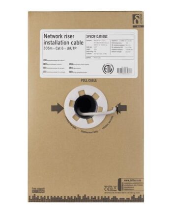 Deltaco Tp-48nr Bulkkabel 305   Hvid