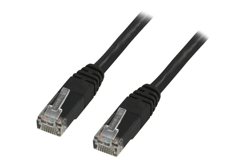 Deltaco Tp-607s Patchkabel 75 Cm Sort
