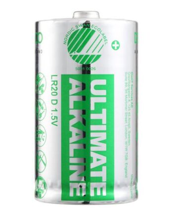Deltaco Ultimate Batteri Nordic Swan økomærket 10       Lr20 Alkalisk