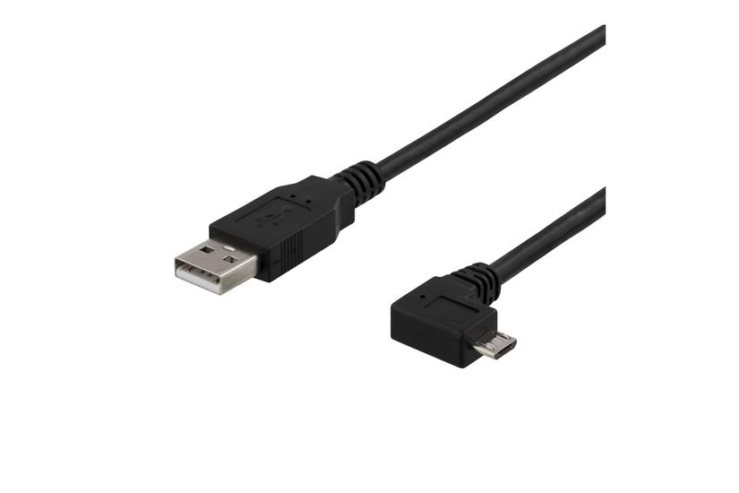 Deltaco Usb-302d Usb-kabel Usb Til Micro-usb Type