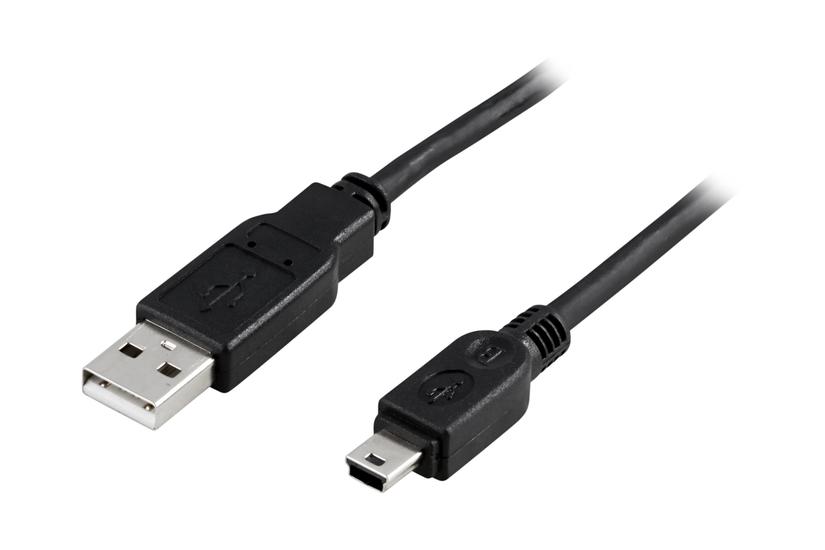 Deltaco Usb-27s Usb-kabel Usb Til Mini-usb Type