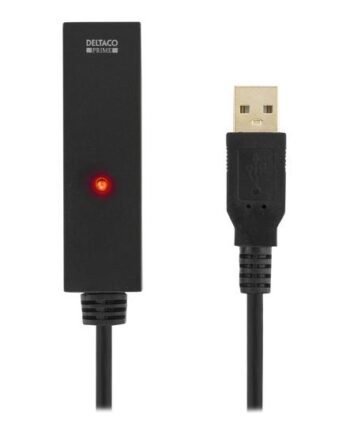 Deltaco Usb Type       Til Usb Type   Aktive Kabel 10   Sort