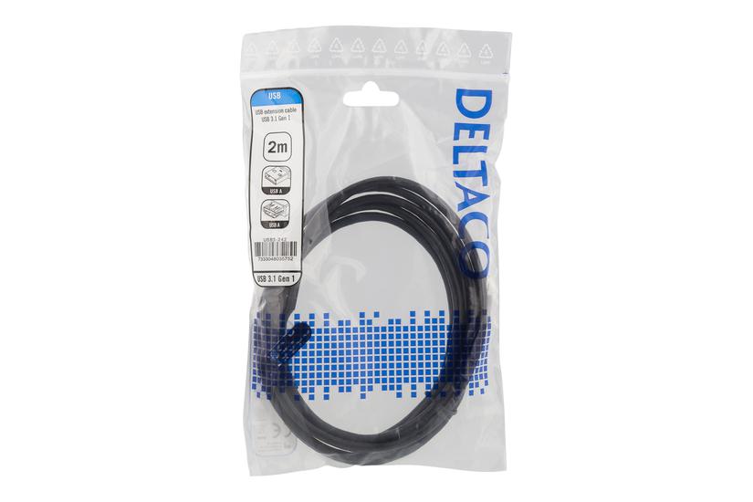 Deltaco Usb3-242 Usb Forlængerkabel Usb Type Til Usb Type