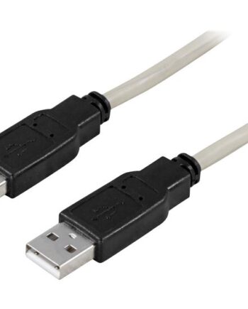 Deltaco Usb2-  Usb-kabel Usb Til Usb 50 Cm