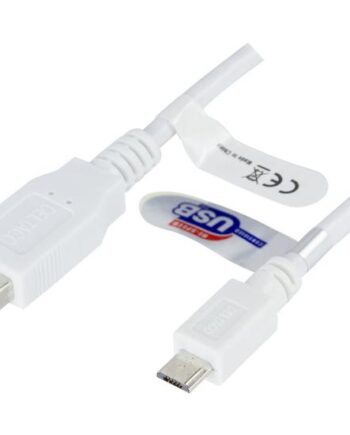 Deltaco Usb-303w Usb-kabel Micro-usb Type   Til Usb