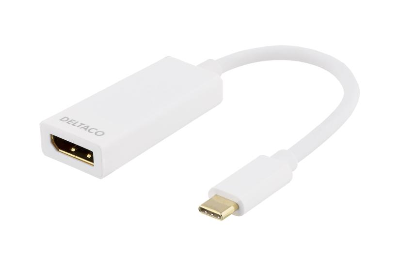 Deltaco Usb- Til Display Hvid
