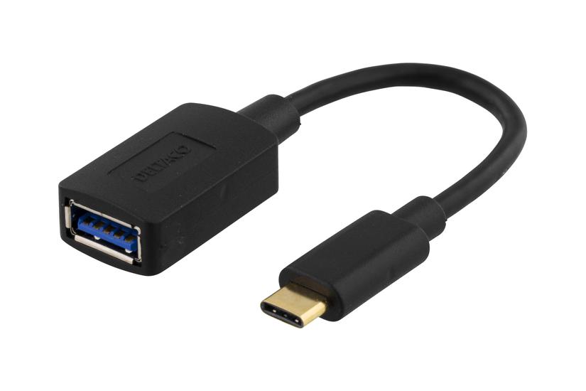 Deltaco Usb- Til Usb Type 15 Sort