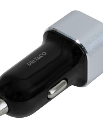 Deltaco Usb-car126 Bilstrømsadapter     Usb 17 Watt