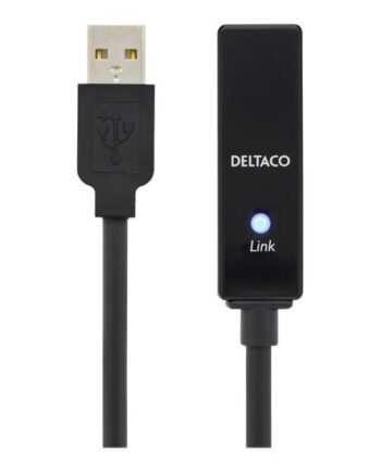 Deltaco Usb2-ex10m Usb Forlængerkabel Usb Til Usb 10