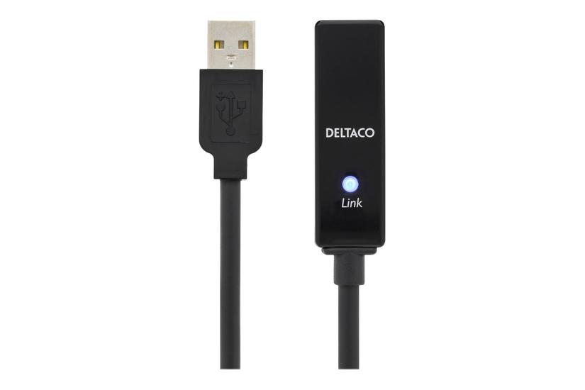 Deltaco Usb2-ex10m Usb Forlængerkabel Usb Til Usb 10